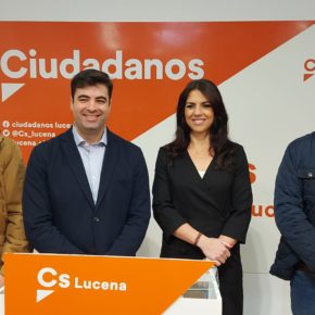 Puri Joyera acompañará a Jesús López al frente de la candidatura de Ciudadanos Lucena